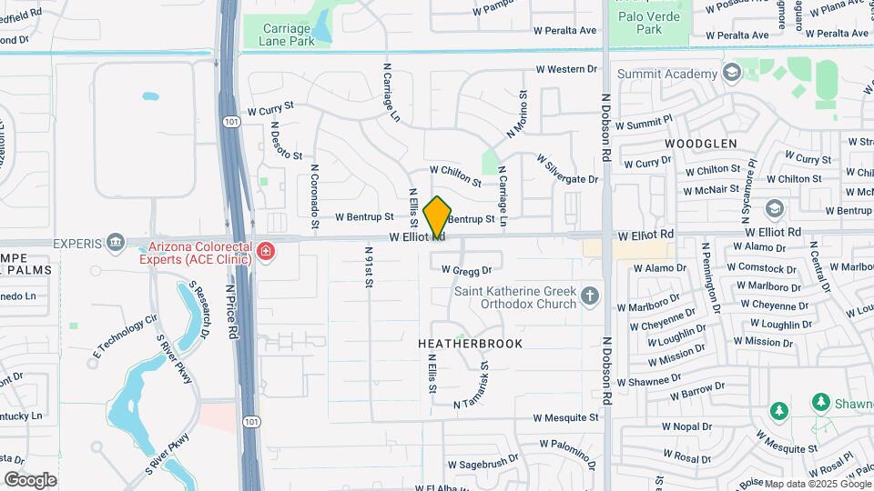 2418 W Alamo Dr Mapa y Detalles de la Ubicación