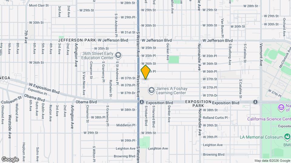 1654 W 37th St, Unit 1654 Mapa y Detalles de la Ubicación