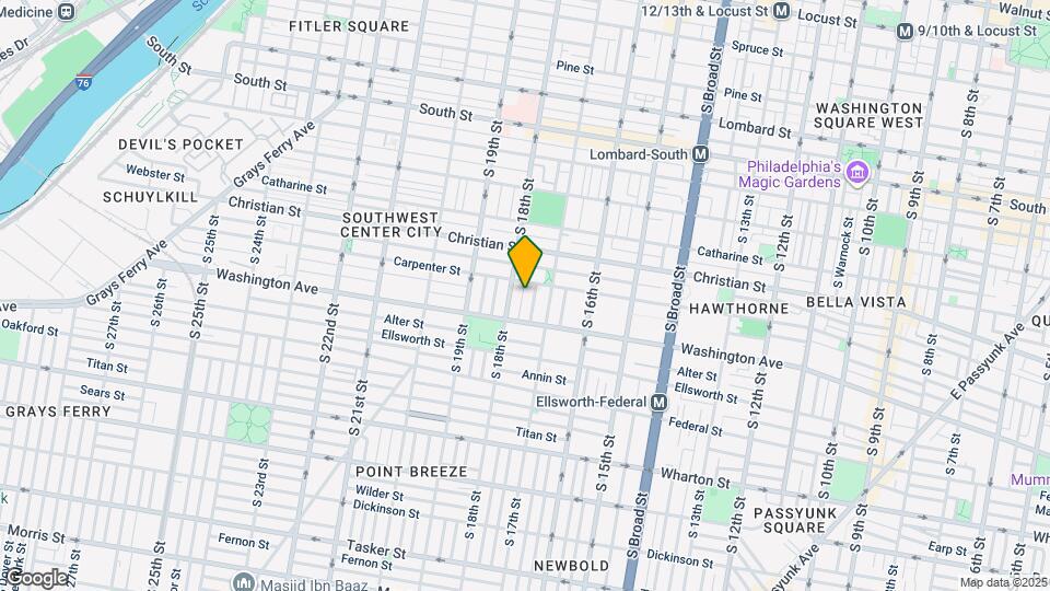1017 S Bouvier St Map and Location Details