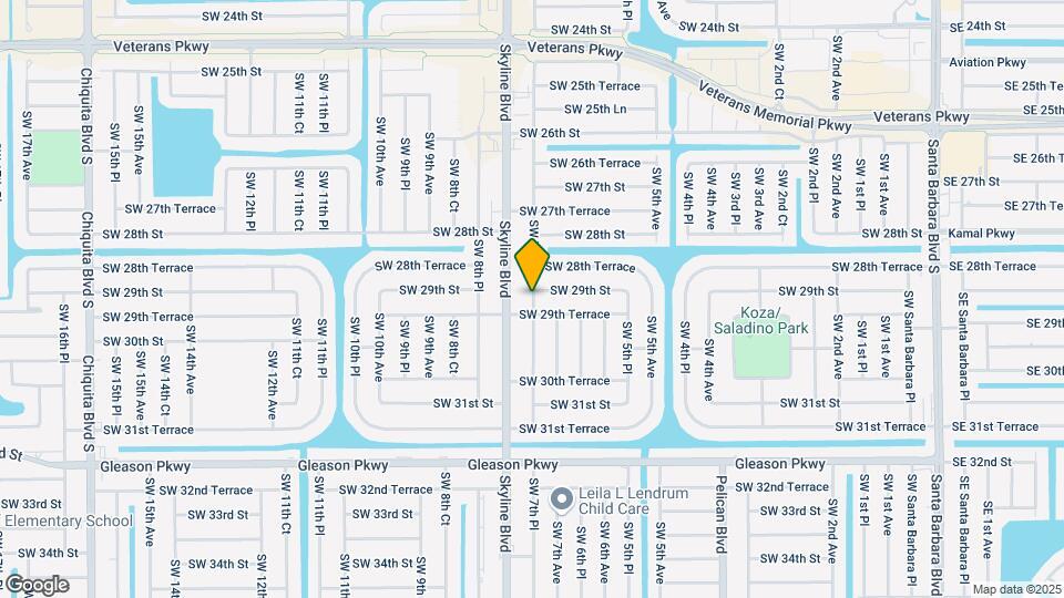 2916 SW 7th Pl Map and Location Details