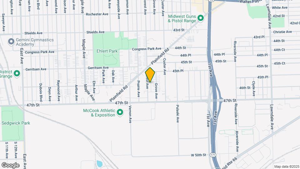 4601 Forest Ave Map and Location Details