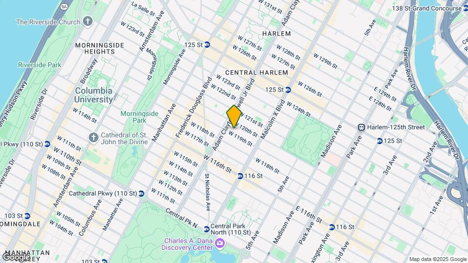 151 W 119th St Map and Location Details