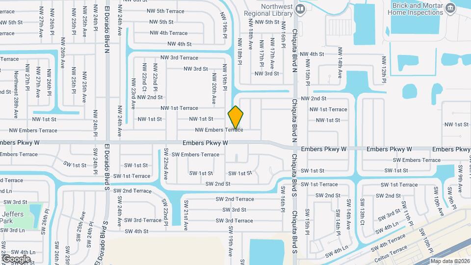 1822 NW Embers Terrace Mapa y Detalles de la Ubicación