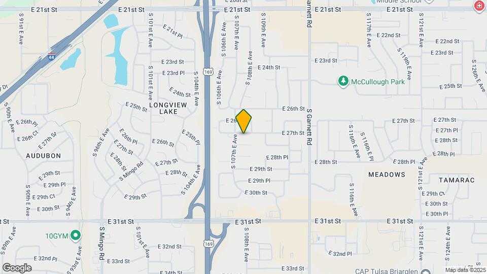 10714 E 27th St S Map and Location Details