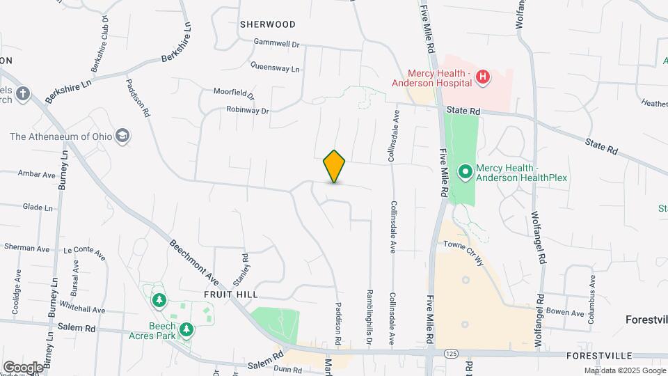 7147 Bluecrest Dr Map and Location Details