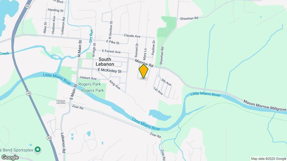 347 Huddleson Ave Map and Location Details