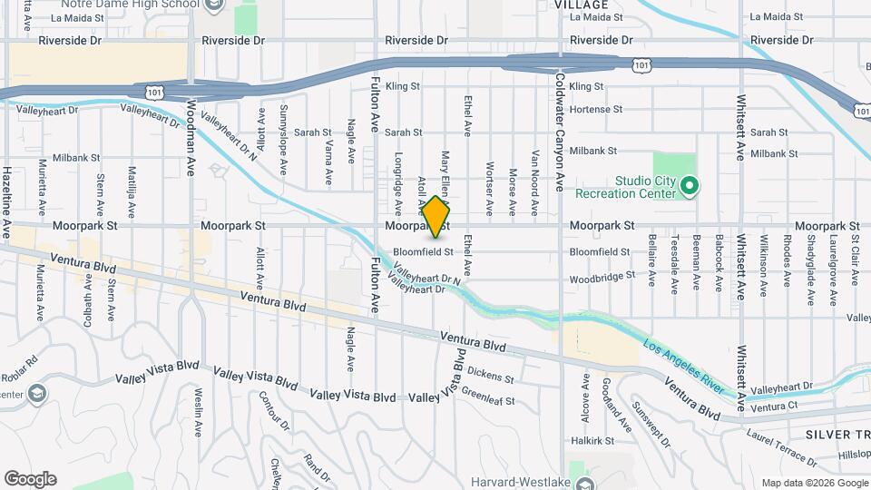 13143 Bloomfield St Map and Location Details