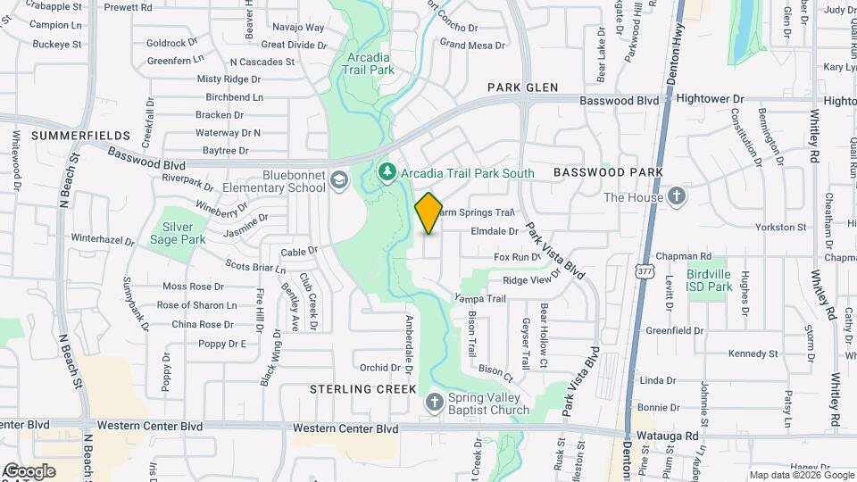 7016 Warm Springs Trail Map and Location Details