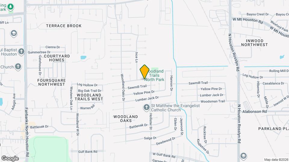 7815 Log Hollow Dr Map and Location Details