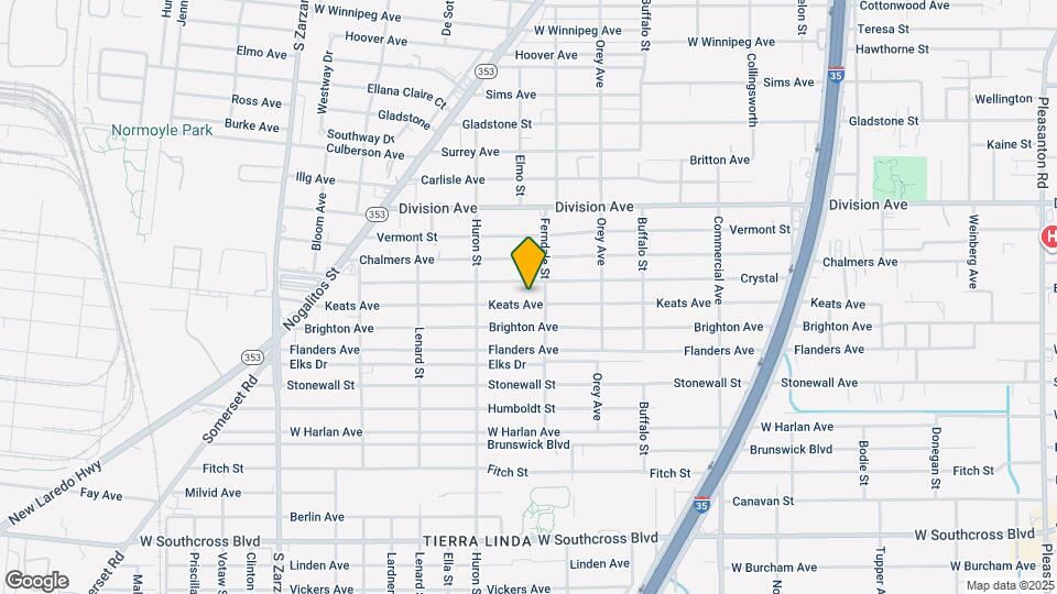 1217 Keats St Map and Location Details
