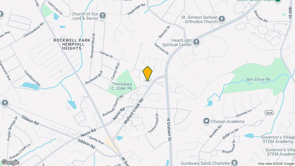 6713 Mallard Creek Rd Map and Location Details