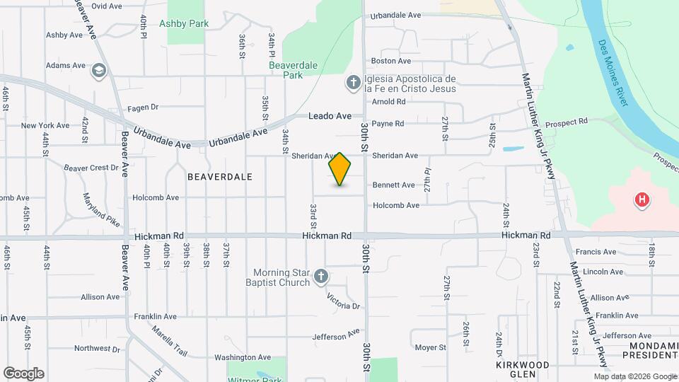 3109 Holcomb Ave Map and Location Details