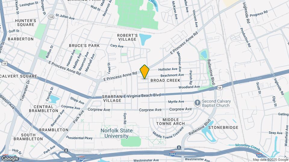 2620 Mapleton Ave Map and Location Details