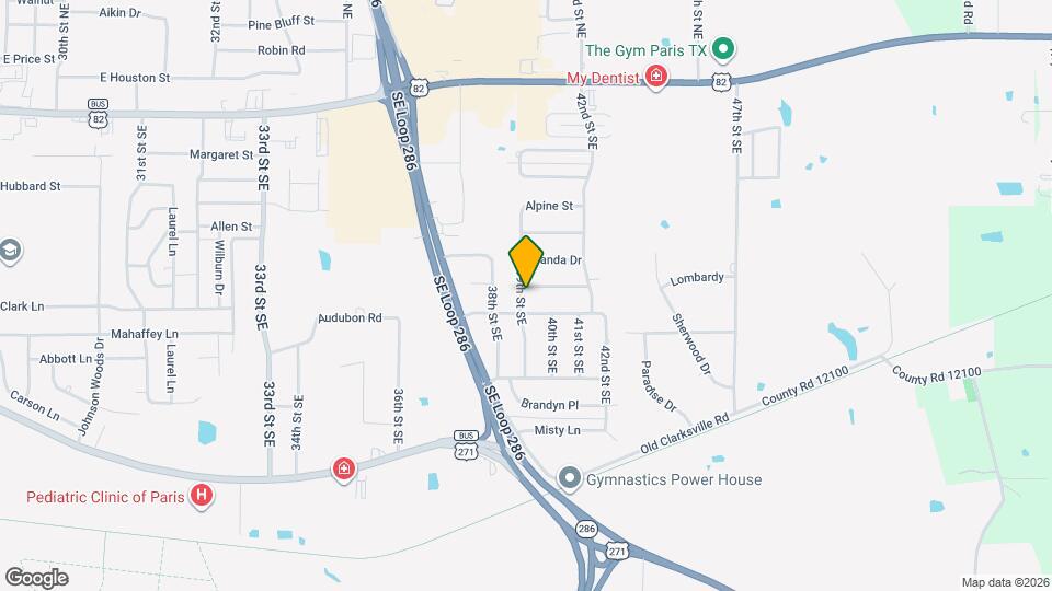 3910 Shannon Dr Map and Location Details