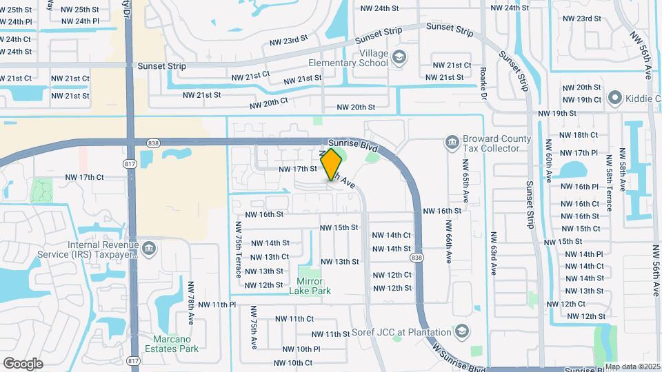 1681 NW 70th Ave Map and Location Details