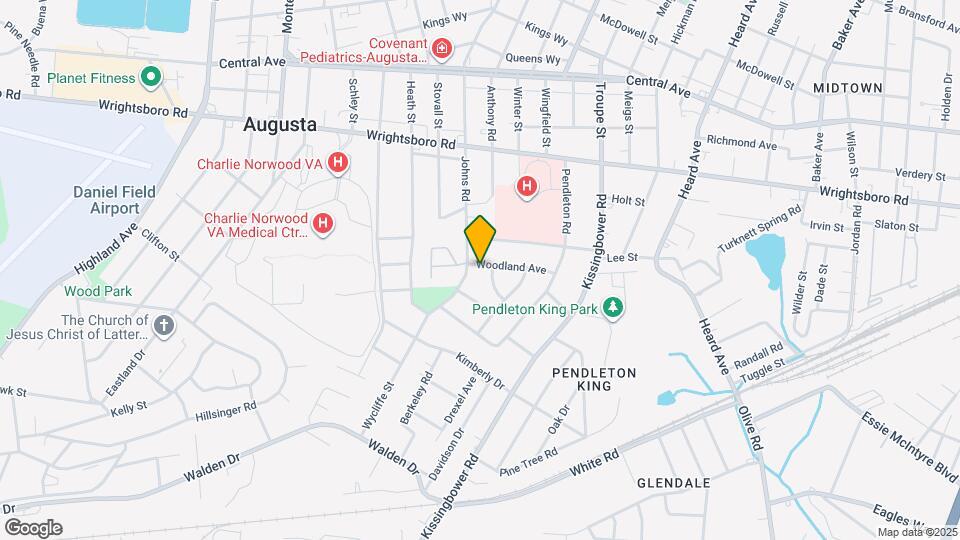 2222 Woodland Ave Map and Location Details