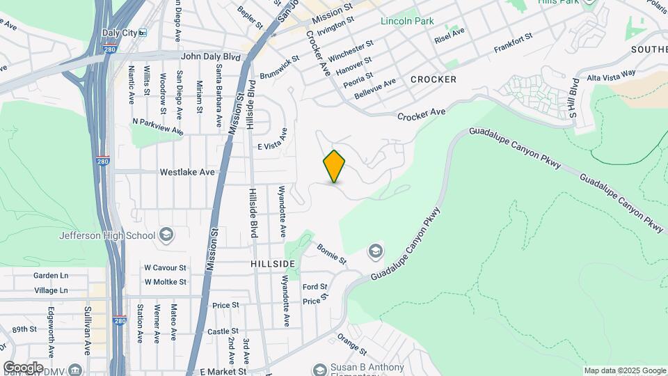425 Mountain View Dr Map and Location Details