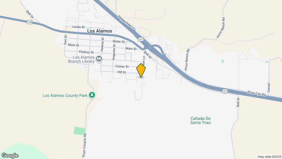 553 Foxen Ln Map and Location Details