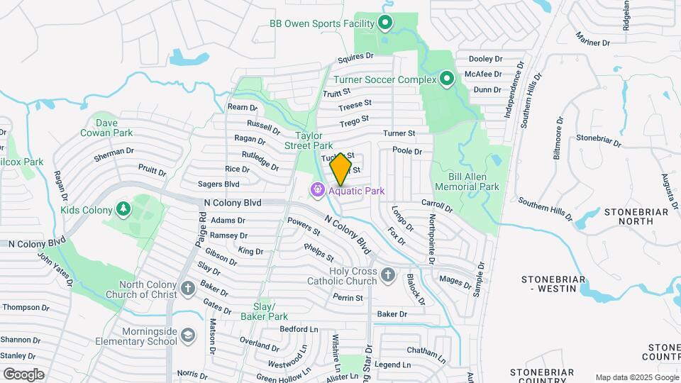 5605 Twitty St Map and Location Details