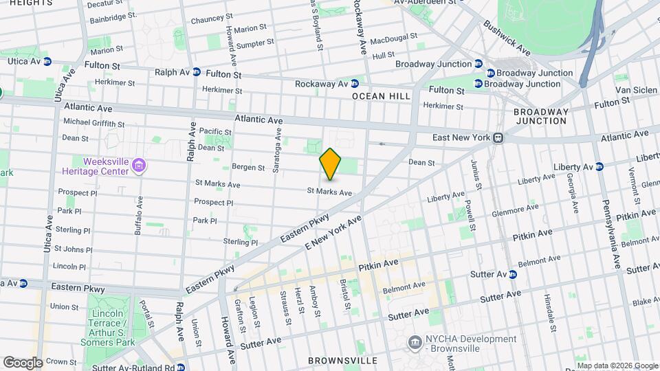 1615 St Marks Ave Map and Location Details