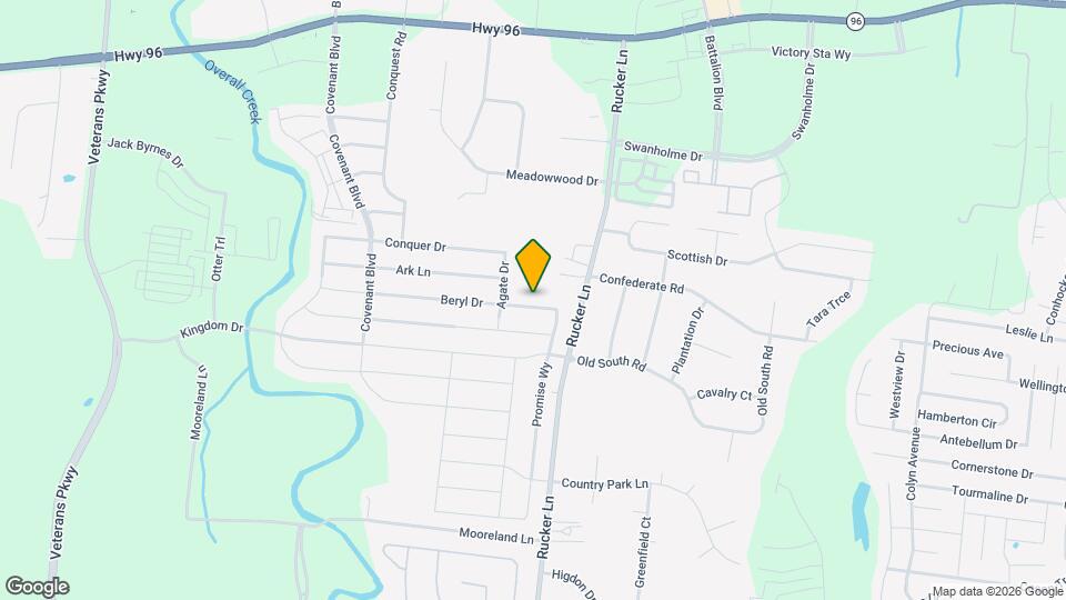 4722 Beryl Dr Map and Location Details