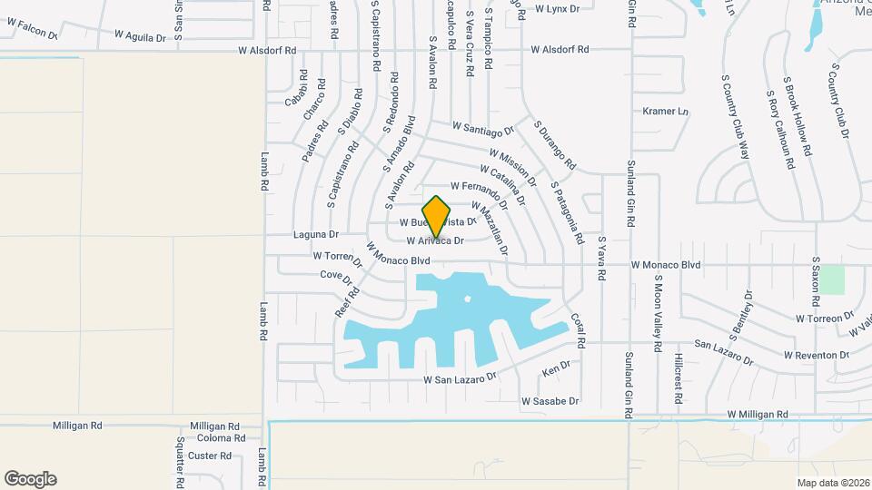 10493 W Arivaca Dr Map and Location Details