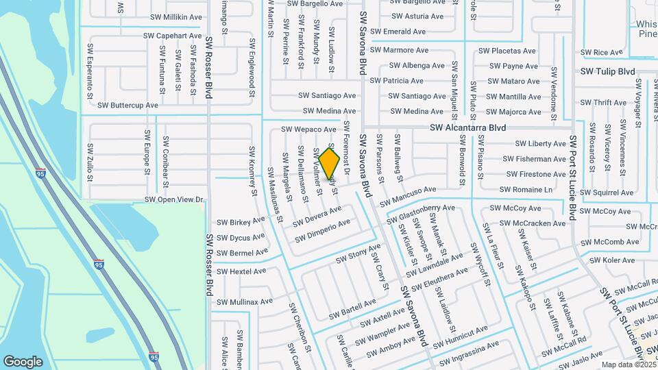 3630 SW Carmody St Map and Location Details