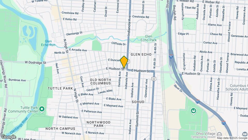 319 E Hudson St Map and Location Details