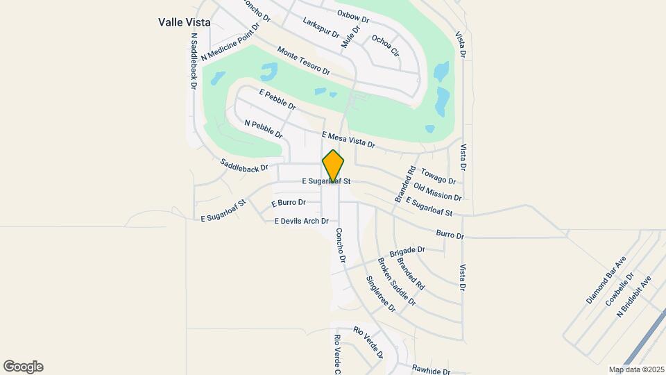 7740 E Sugarloaf St Map and Location Details