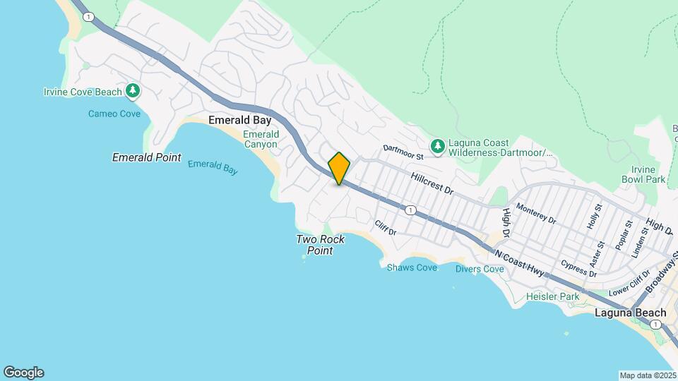1547 N Coast Hwy Map and Location Details