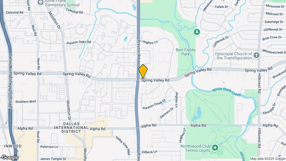 5840 Spring Valley Rd Map and Location Details