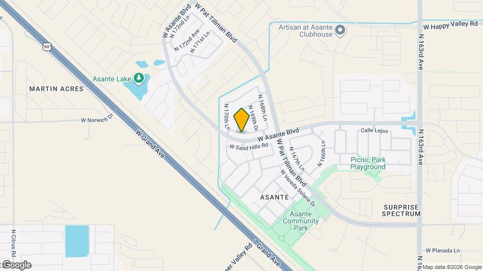 16979 W Alameda Rd Map and Location Details