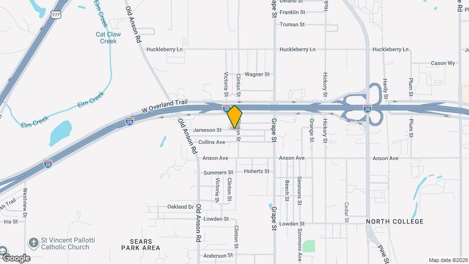 1909 Jameson St Map and Location Details