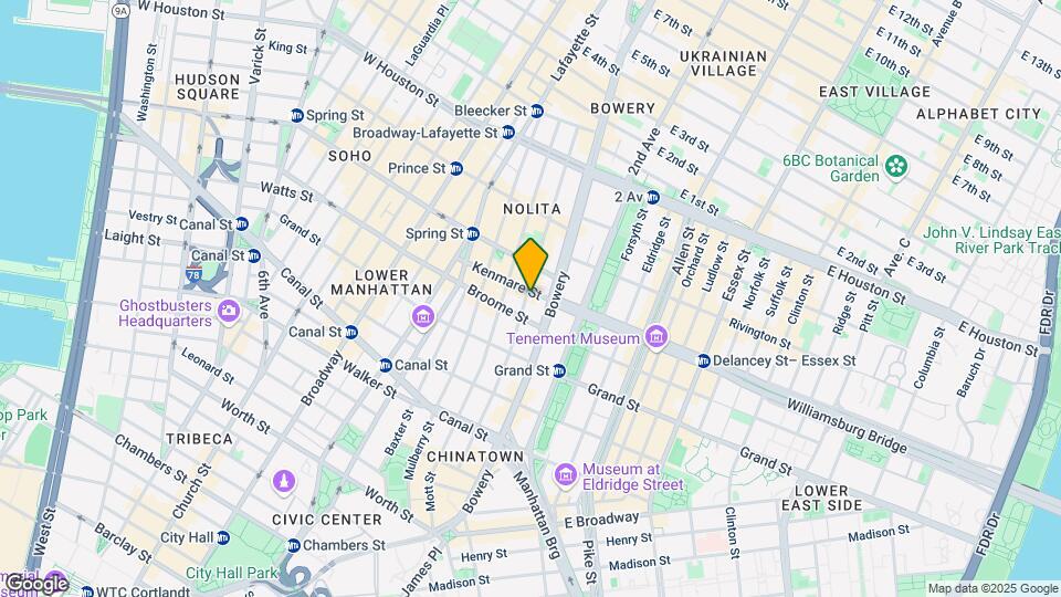 152 Elizabeth St Mapa y Detalles de la Ubicación
