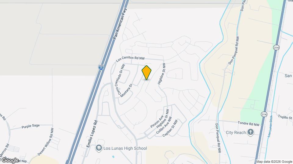 1748 Valle Vista Rd NW Map and Location Details