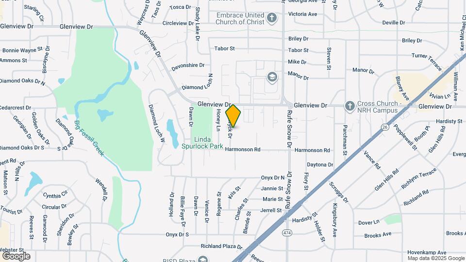 3936 Glenwyck Dr Map and Location Details