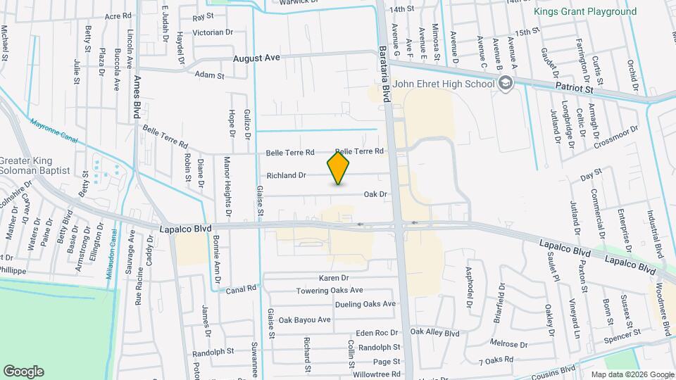 5128 Oak Dr Map and Location Details