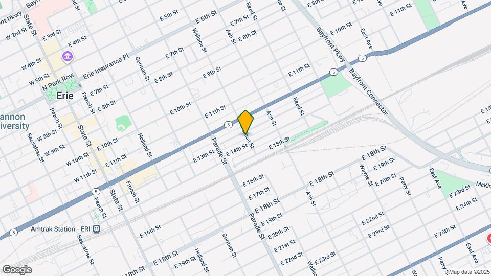 1310 Wallace St Map and Location Details