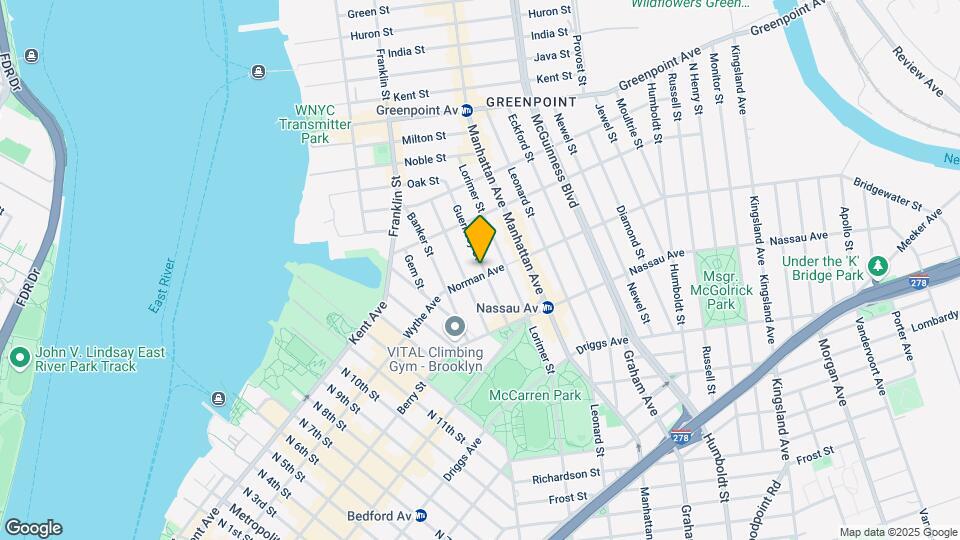 119 Guernsey St Mapa y Detalles de la Ubicación