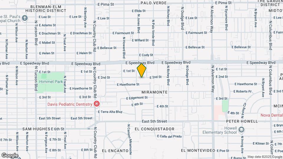 3414 E 2nd St Map and Location Details