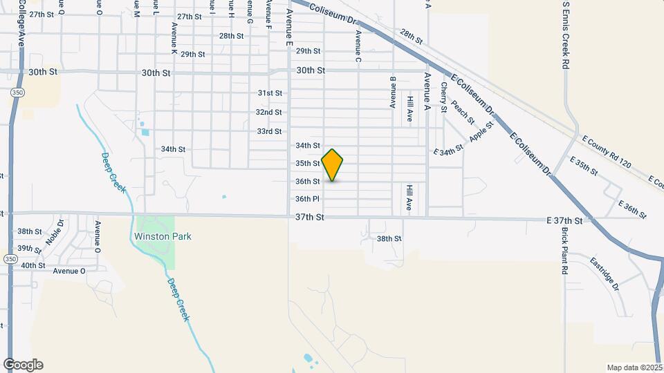 316 36th St Map and Location Details