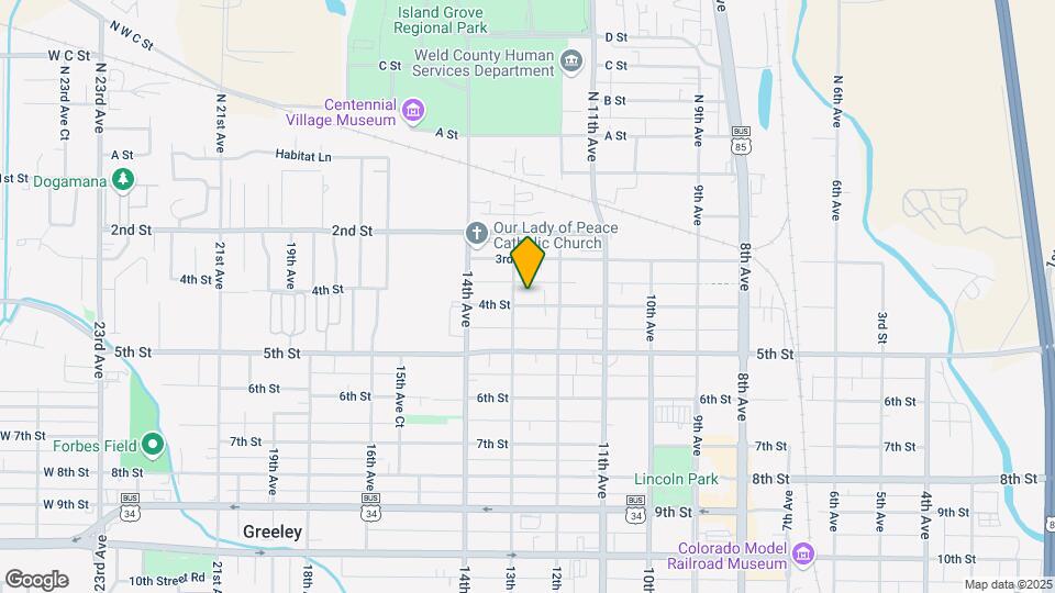 1225 4th St Map and Location Details