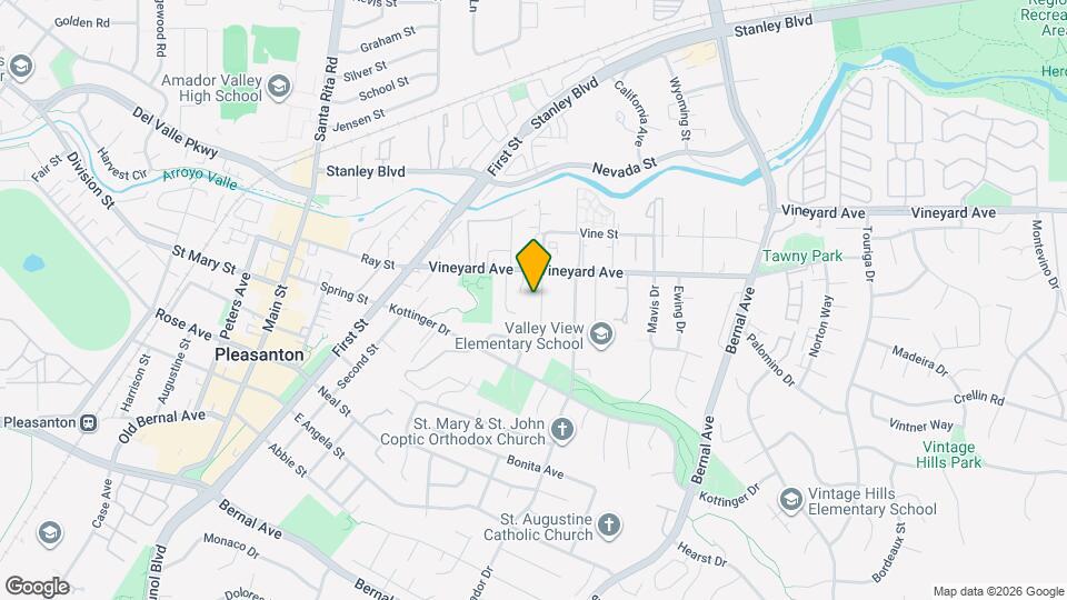 343 Amador Ct Map and Location Details