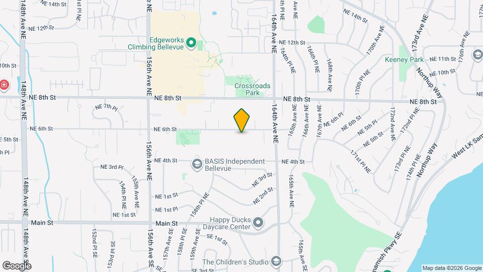 16057 NE 6th St Map and Location Details