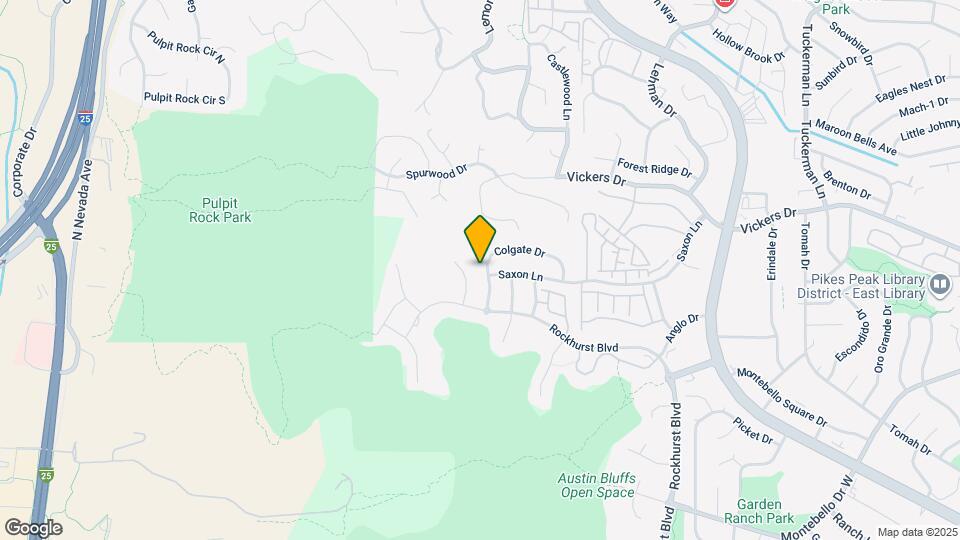 1650 Colgate Dr Map and Location Details