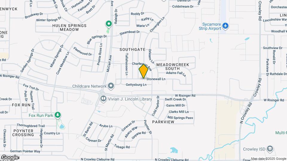 3105 Stonewall Ln Map and Location Details