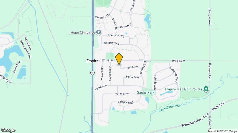 19799 Canada Ave Map and Location Details