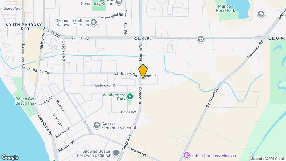 3349 Gordon Dr Map and Location Details