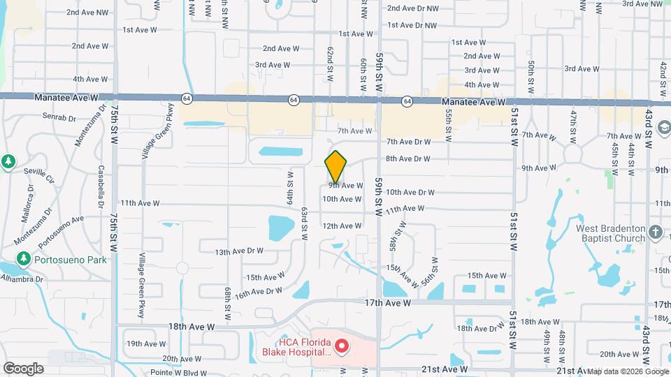 6107 9th Ave W Map and Location Details