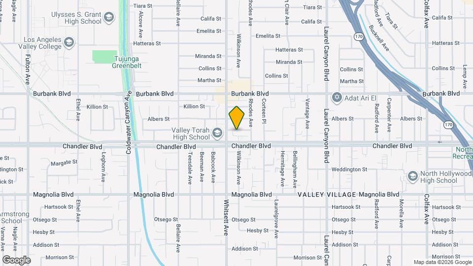 12436 Cumpston St Map and Location Details